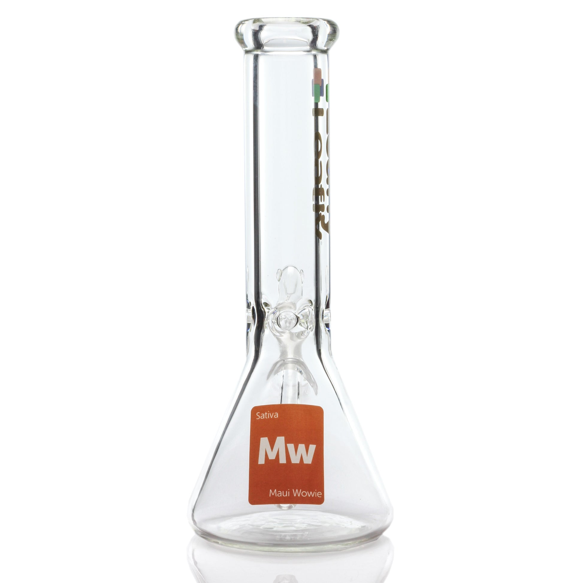 Leafly Strain Tile Beaker Bong - Sativa, Indica or Hybrid 
