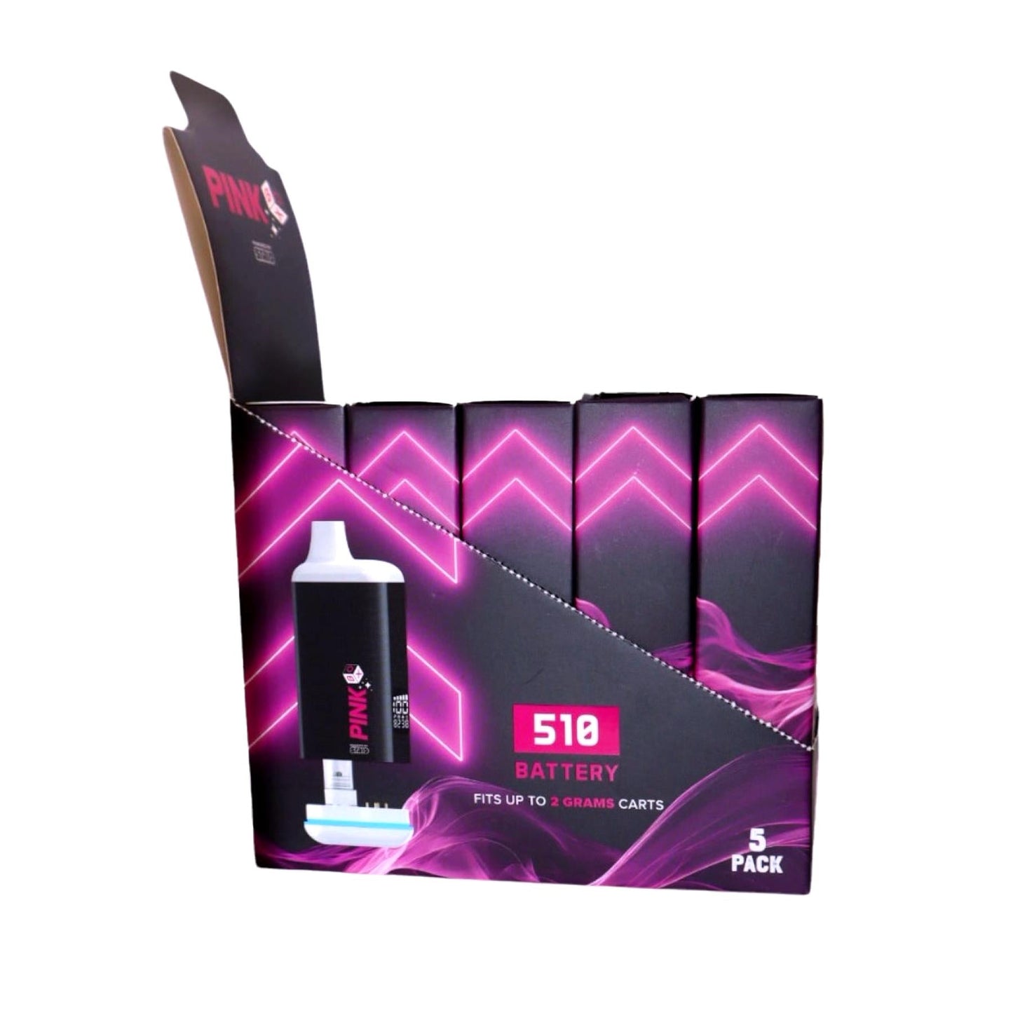 Pink Box - 510 Battery: 5-Pack