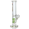 Leafly Strain Tile Straight Tube Bong - Sativa, Indica or Hybrid 
