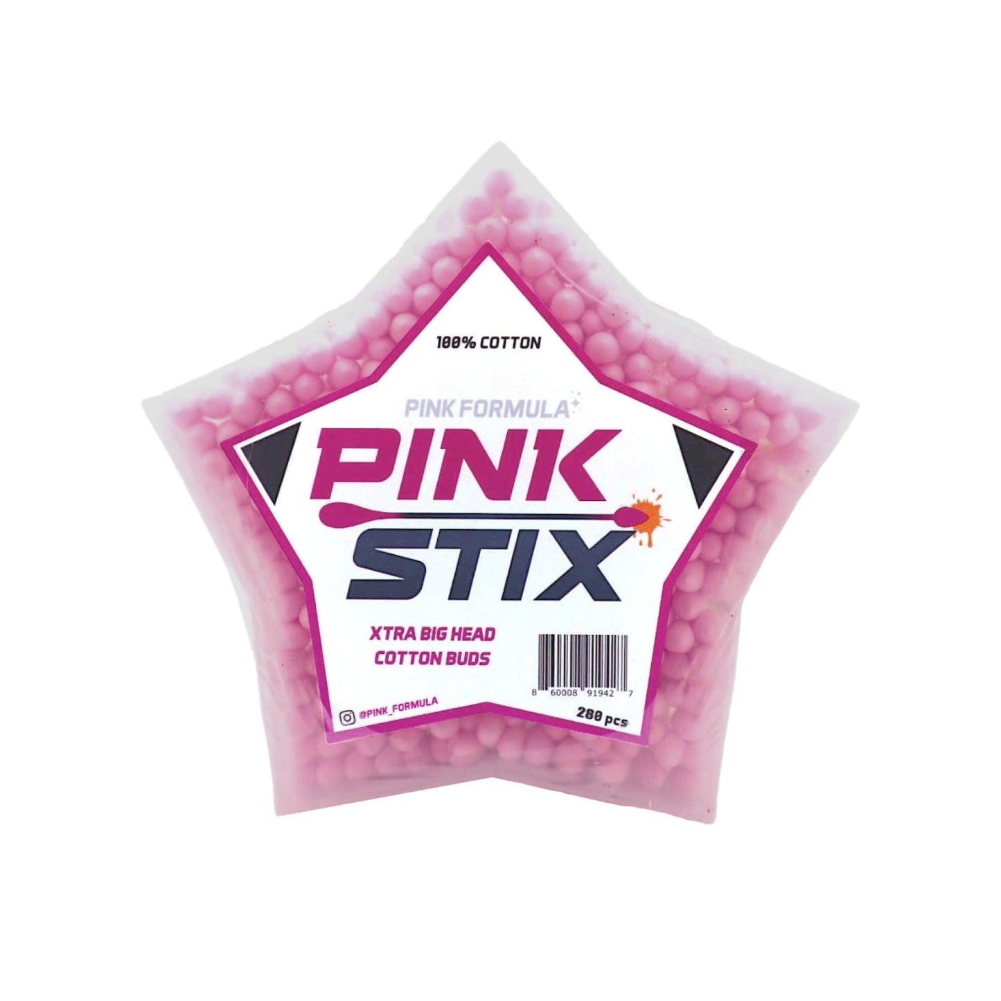 Pink Stix - XL Cotton Heads: Single Pack