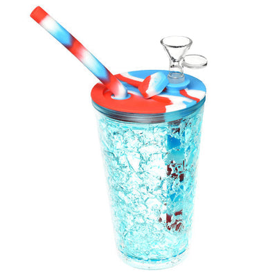 CaliConnected Freezable Cup Bong Blue