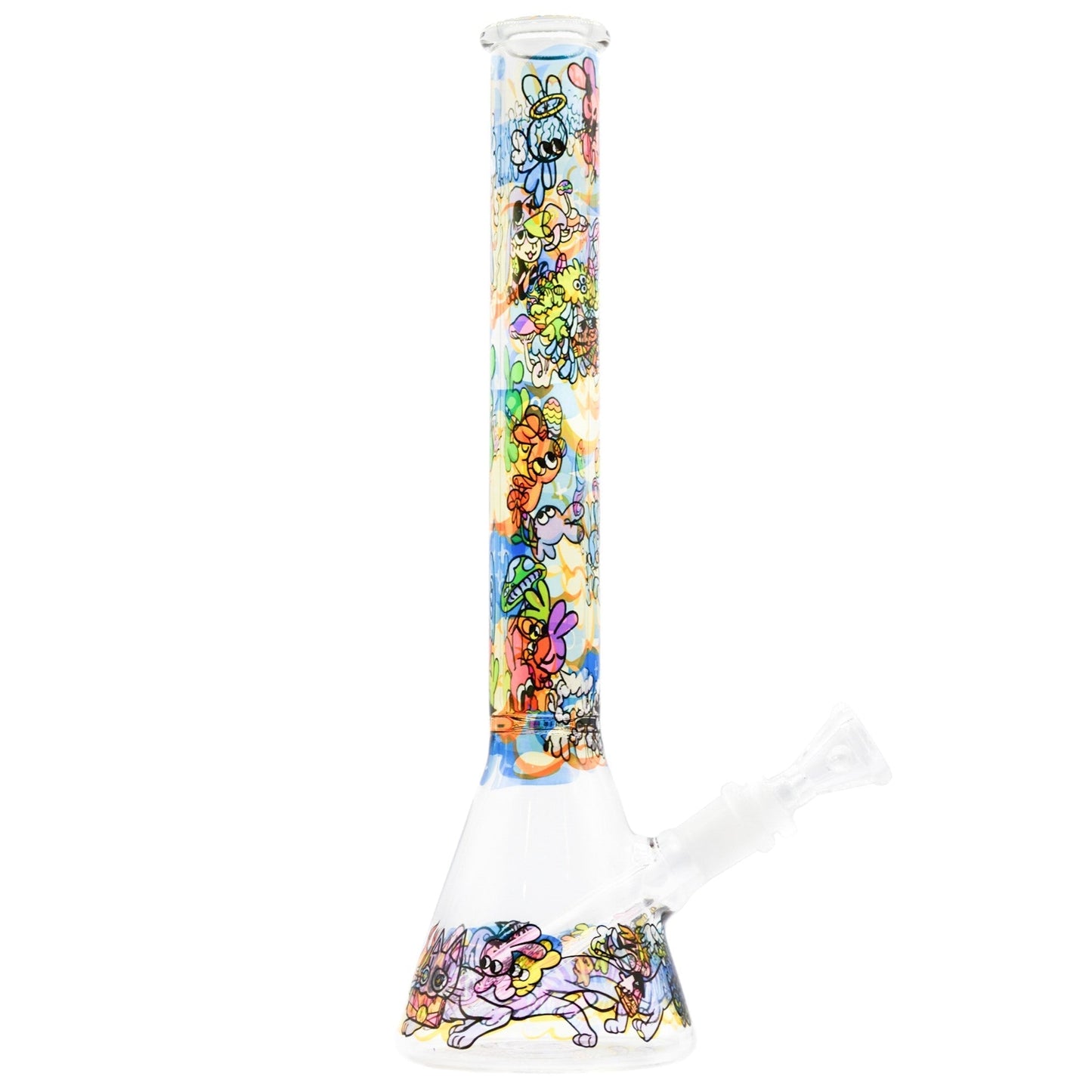Cirrus Glass Fortune Beaker Bong