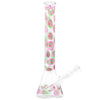 Cirrus Glass Pink Pebble Beaker Bong