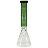 EG Glass Clock Beaker Bong Green