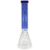 EG Glass Square Beaker Bong Dark Blue