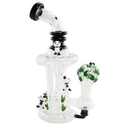 Empire Glassworks Climbing Pandas Recycler Bong