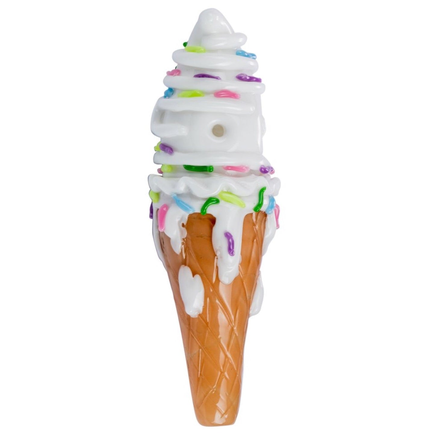 Empire Glassworks Sprinkles Ice Cream Cone Hand Pipe 🍦