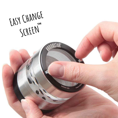 Kannastor 2.2” Solid Top 4-Piece Grinder 