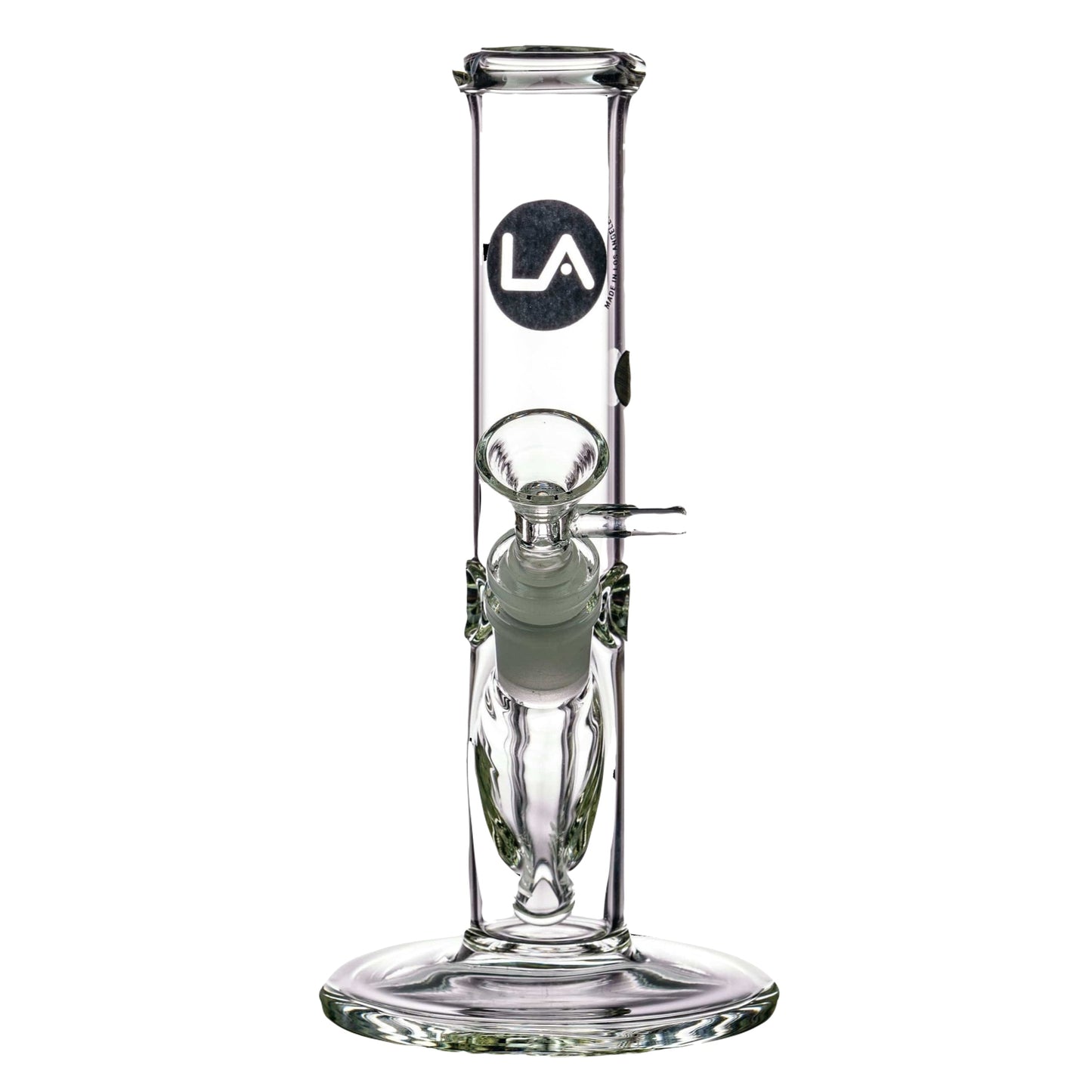 LA Pipes 8" Basic Straight Tube Bong