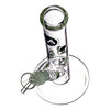 LA Pipes 8" Basic Straight Tube Bong