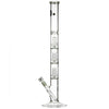 LA Pipes 26" 5mm Thick Triple Showerhead Straight Tube Bong