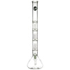 LA Pipes 26" 5mm Thick Triple Showerhead Perc Beaker Bong