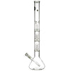LA Pipes 26" 5mm Thick Triple Showerhead Perc Beaker Bong