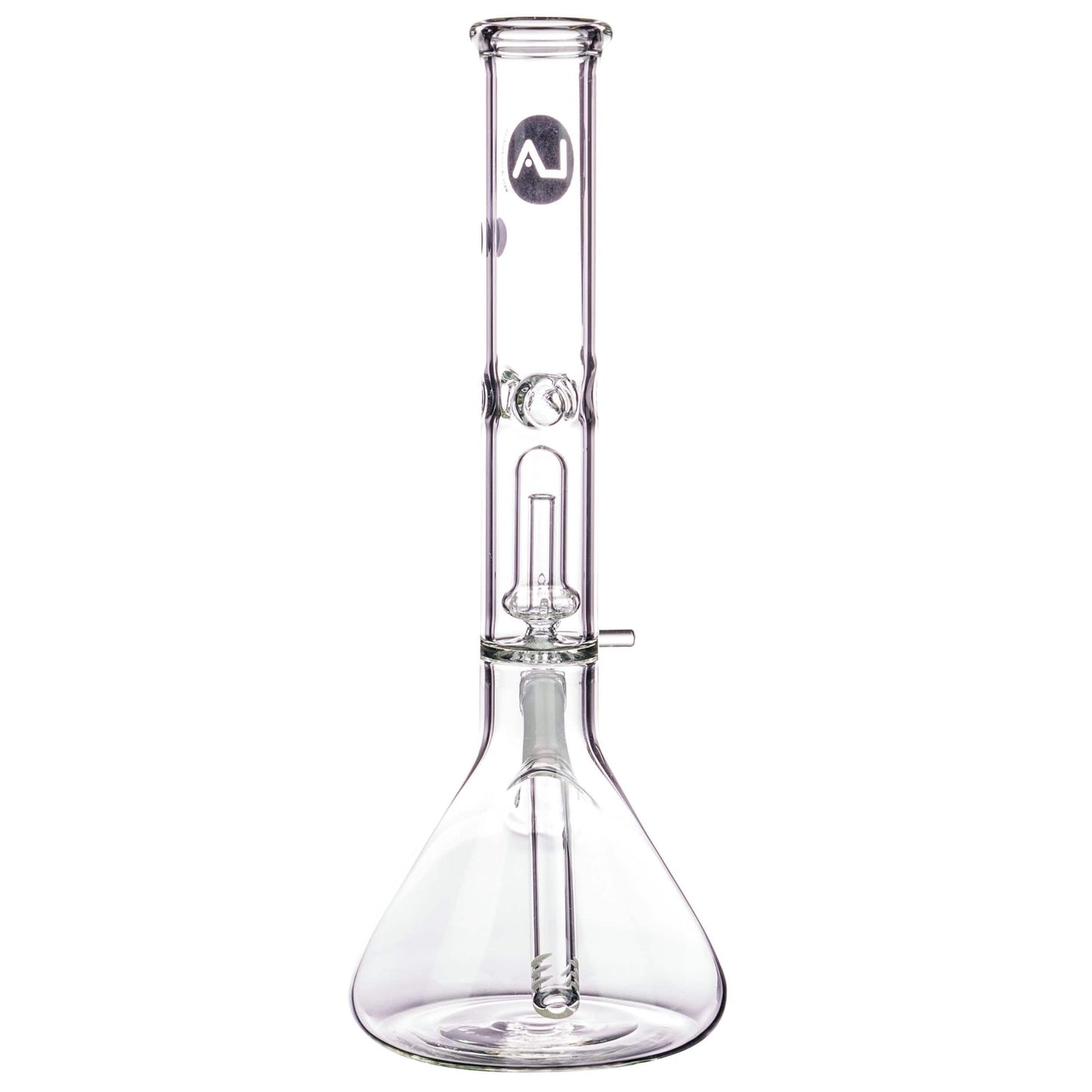 LA Pipes 12" Single Showerhead Perc Beaker Bong