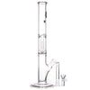 LA Pipes 12" Single Showerhead Perc Straight Tube Bong