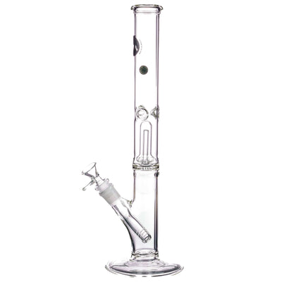 LA Pipes 12" Single Showerhead Perc Straight Tube Bong