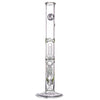 LA Pipes 12" Single Showerhead Perc Straight Tube Bong