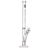 LA Pipes 14" Slim Straight Tube Bong