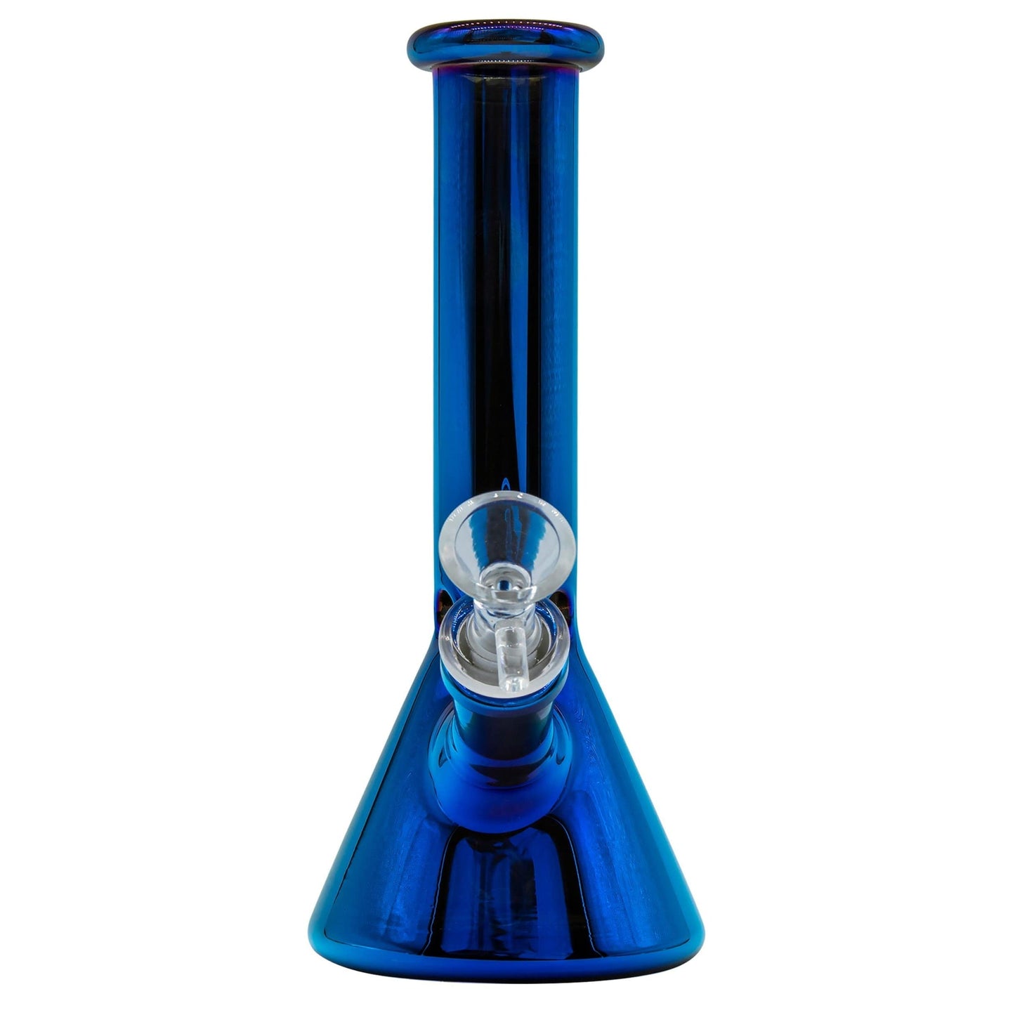 LA Pipes 8" Iridescent Glass Beaker Bong