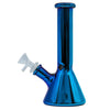 LA Pipes 8" Iridescent Glass Beaker Bong