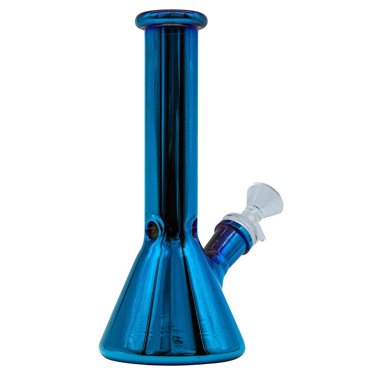 LA Pipes 8" Iridescent Glass Beaker Bong