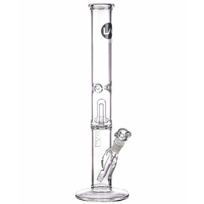 LA Pipes 16" 5mm Thick Showerhead Straight Tube Bong