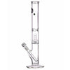LA Pipes 16" 5mm Thick Showerhead Straight Tube Bong