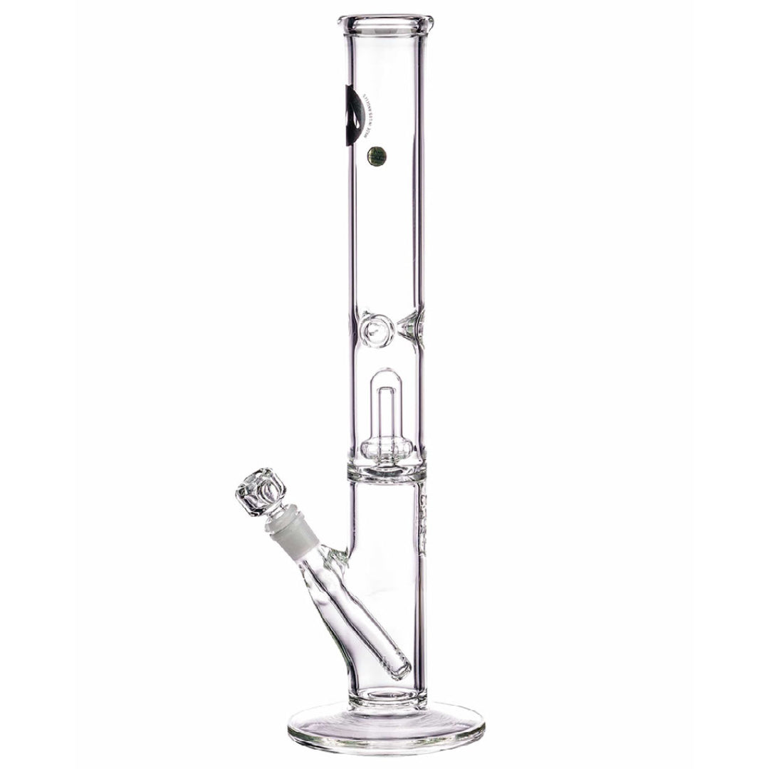 LA Pipes 16" 5mm Thick Showerhead Straight Tube Bong