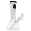 LA Pipes 8" Color Accented Mini Beaker Bong