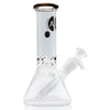 LA Pipes 8" Color Accented Mini Beaker Bong