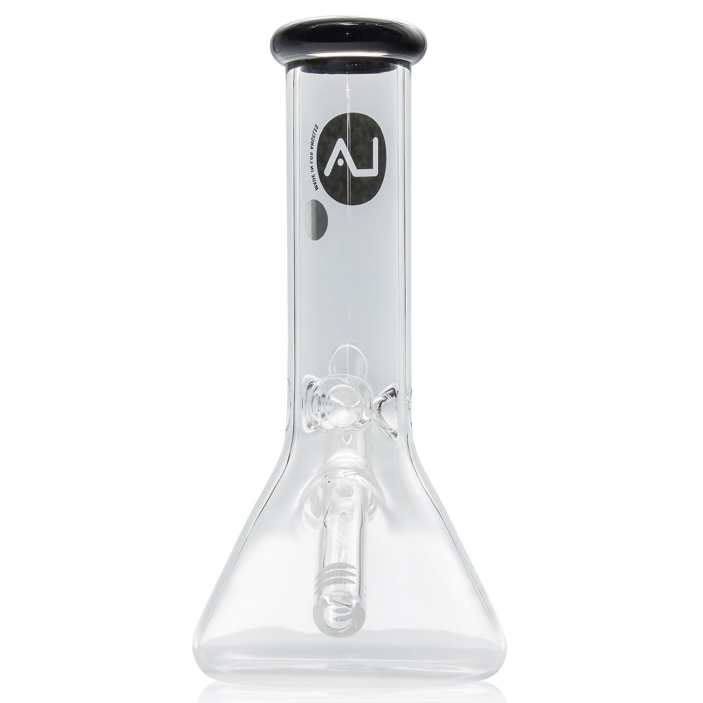 LA Pipes 8" Color Accented Mini Beaker Bong