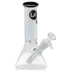 LA Pipes 8" Color Accented Mini Beaker Bong