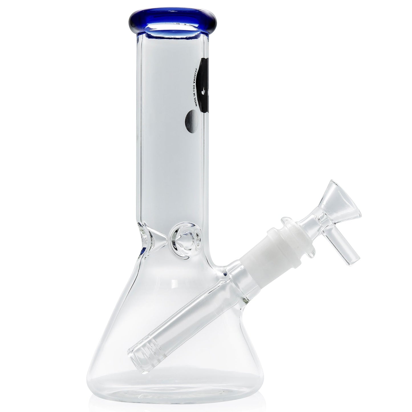 LA Pipes 8" Color Accented Mini Beaker Bong