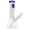 LA Pipes 8" Color Accented Mini Beaker Bong