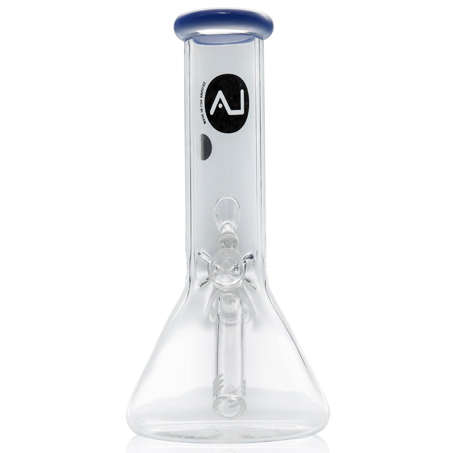 LA Pipes 8" Color Accented Mini Beaker Bong