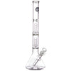 LA Pipes 14" Double Showerhead Perc Beaker Bong