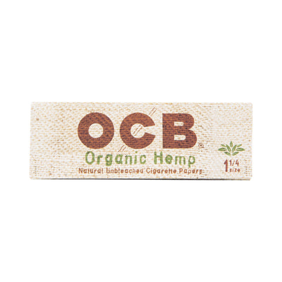 OCB 1.25” Unbleached Organic Hemp Rolling Papers 