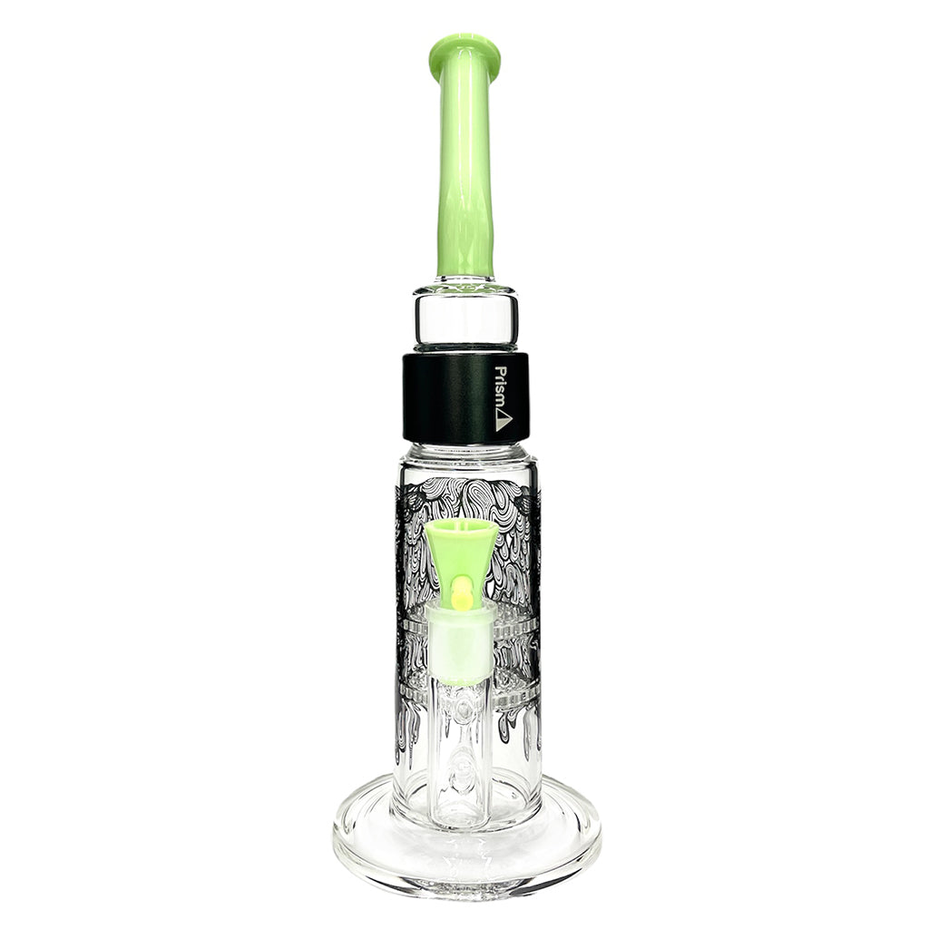 Prism Pipes 12.5" Drippy Honeycomb Perc Bong
