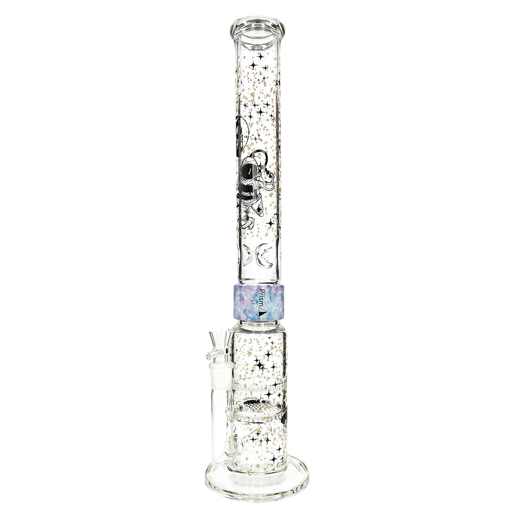 Prism Pipes 19" Spaced Out Honeycomb Perc Straight Tube Bong