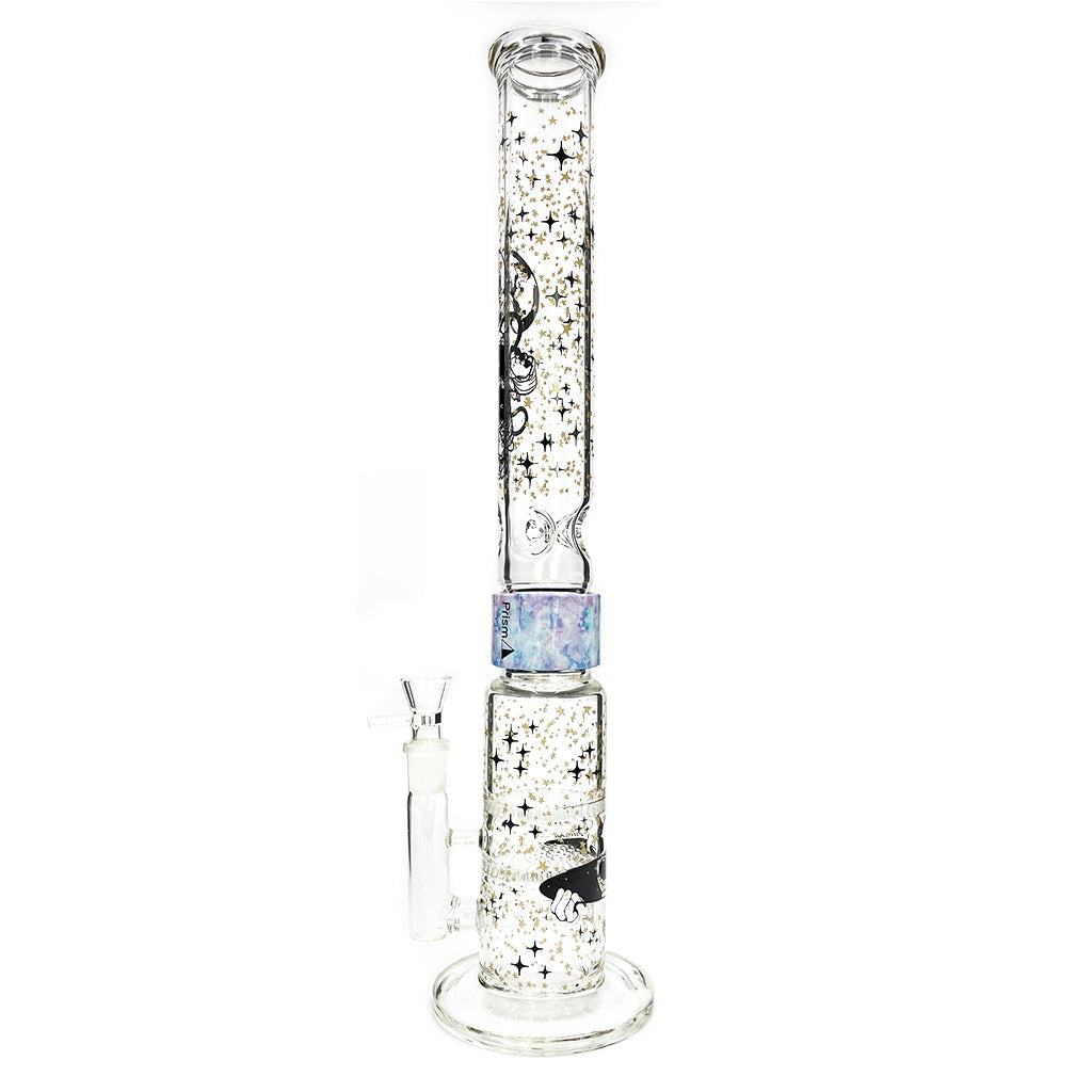 Prism Pipes 19" Spaced Out Honeycomb Perc Straight Tube Bong