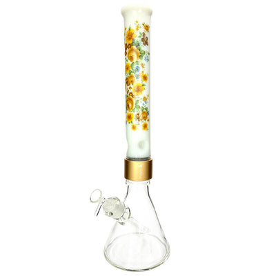 Prism Pipes 18" Vintage Floral Beaker Bong