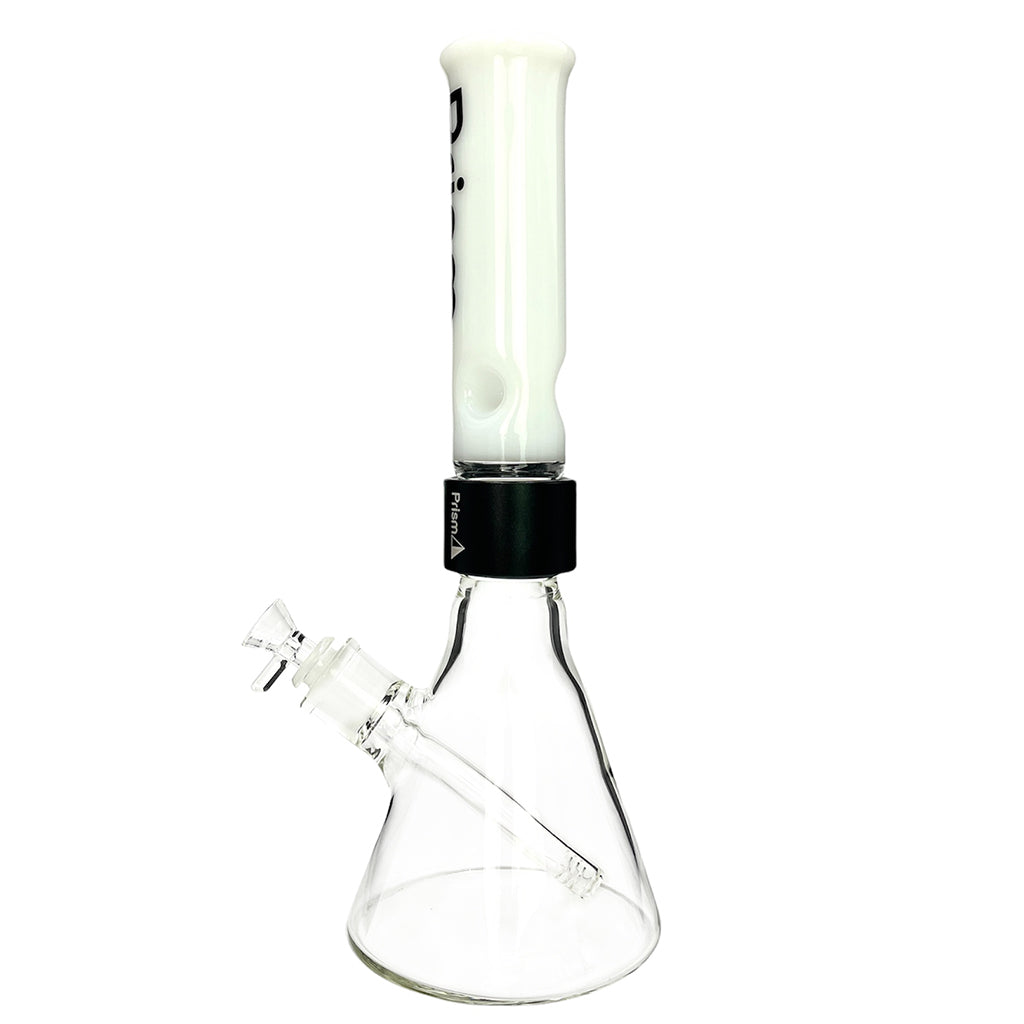 Prism Pipes 14" White Prism Beaker Bong