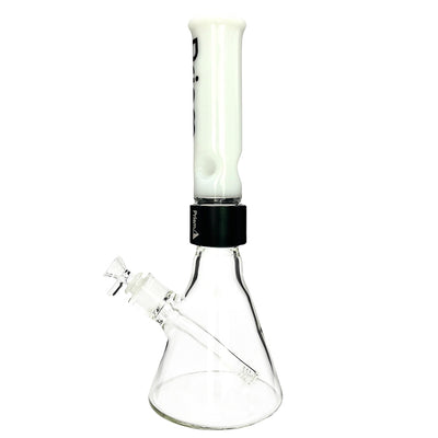 Prism Pipes 14" White Prism Beaker Bong