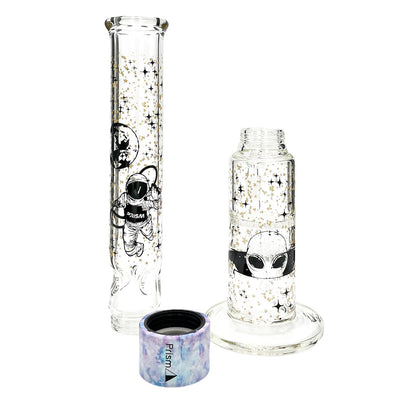 Prism Pipes 19" Spaced Out Honeycomb Perc Straight Tube Bong