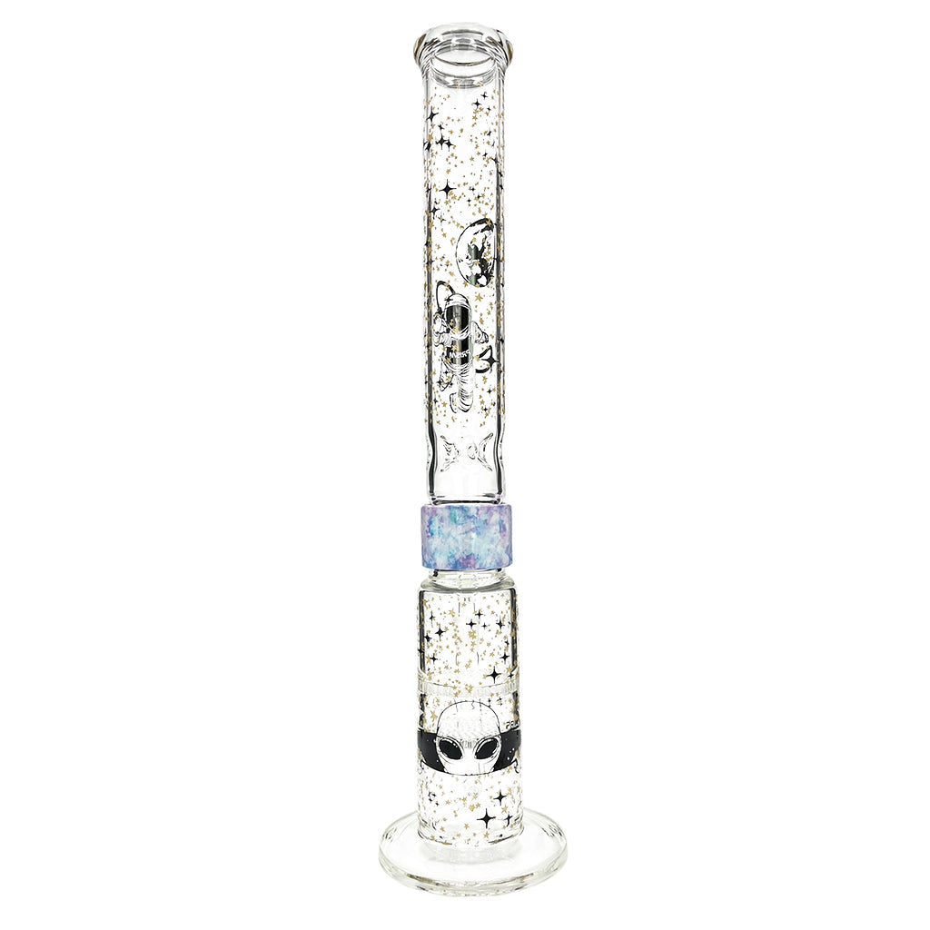 Prism Pipes 19" Spaced Out Honeycomb Perc Straight Tube Bong