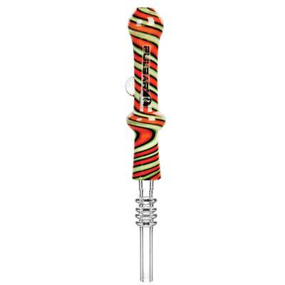 Pulsar Candy Swirl Dab Straw Red & Green