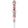 Pulsar Candy Swirl Dab Straw Blue & Red