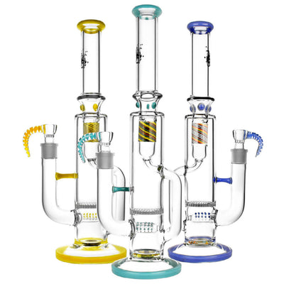 Pulsar 15" Inline Recycler Honeycomb Perc Bong