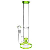 Pulsar Showerhead Perc Straight Tube Bong Green