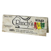 Randys King Roots - XL Organic Hemp Wired Rolling Papers